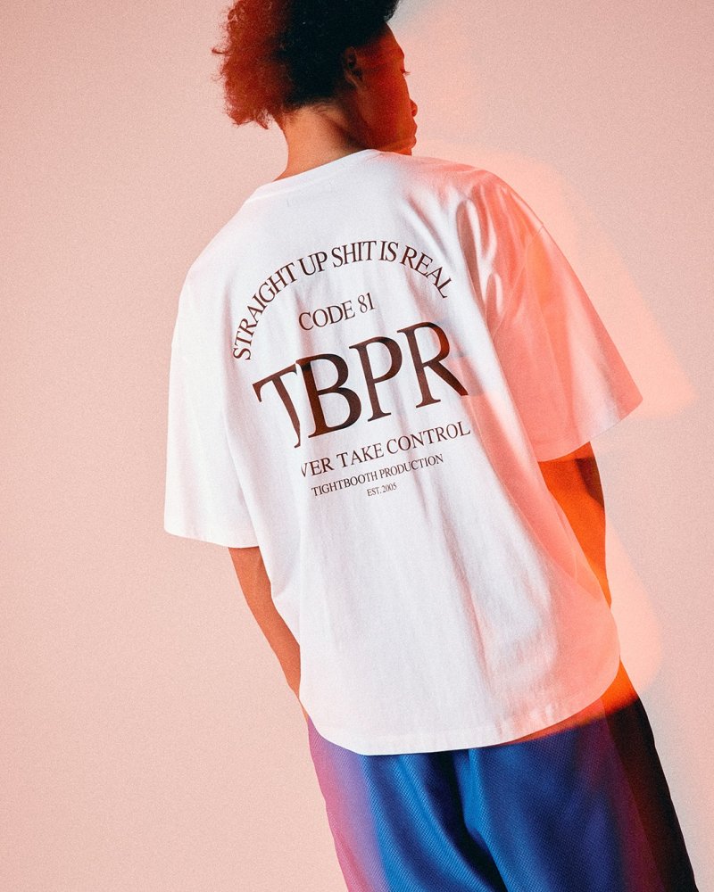 画像3: TIGHTBOOTH/STRAIGHT UP S/S T-SHIRT -Quick Drying-（White）［ストレートアップT-25夏］