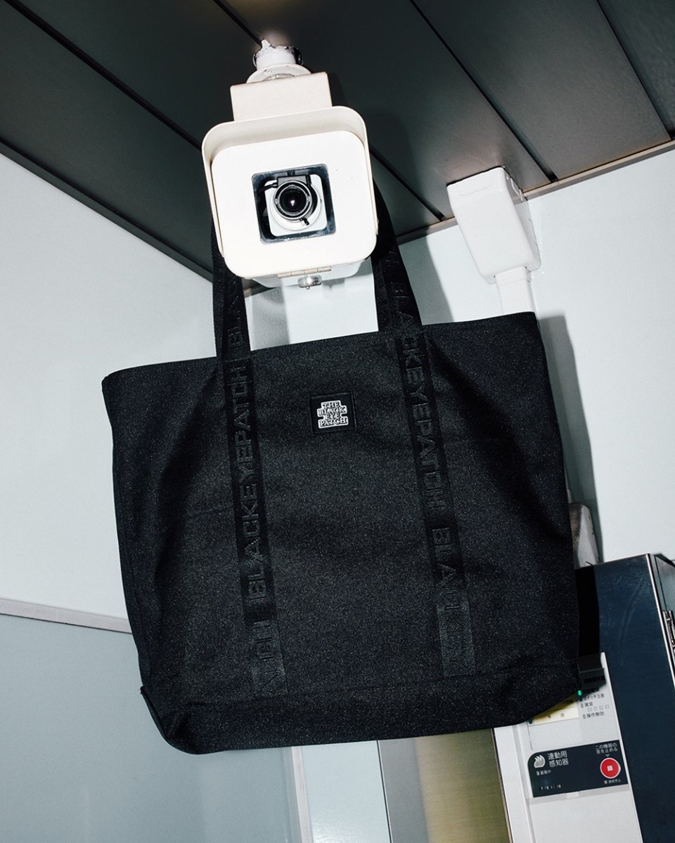 画像3: BlackEyePatch/JACQUARD TAPED TOTE BAG（BLACK） (3)