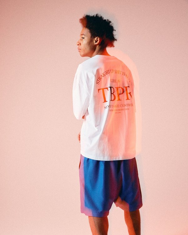画像4: TIGHTBOOTH/STRAIGHT UP S/S T-SHIRT -Quick Drying-（White）［ストレートアップT-25夏］