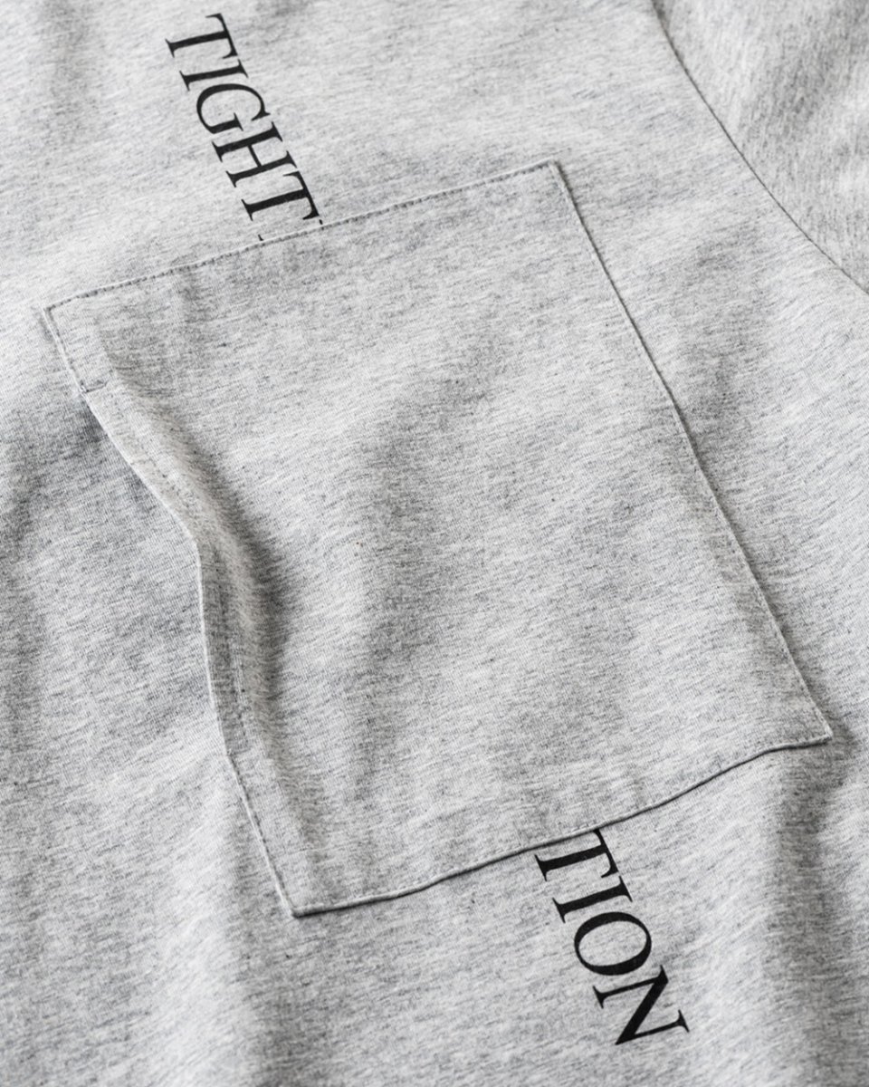 画像4: TIGHTBOOTH/STRAIGHT UP S/S T-SHIRT -Quick Drying-（Heather Grey）［ストレートアップT-25夏］ (4)