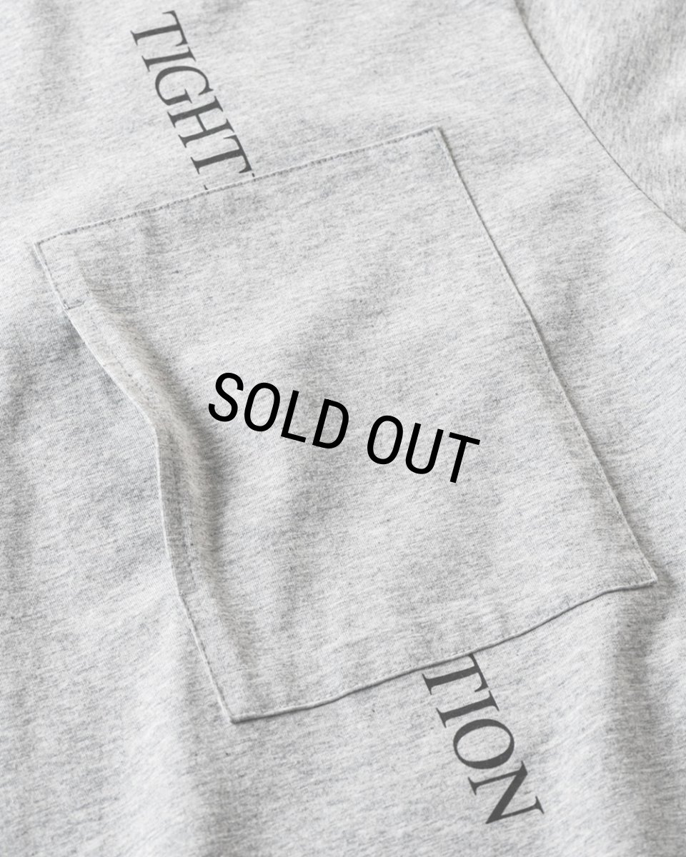 画像4: 【30%OFF】TIGHTBOOTH/STRAIGHT UP S/S T-SHIRT -Quick Drying-（Heather Grey）［ストレートアップT-25夏］ (4)