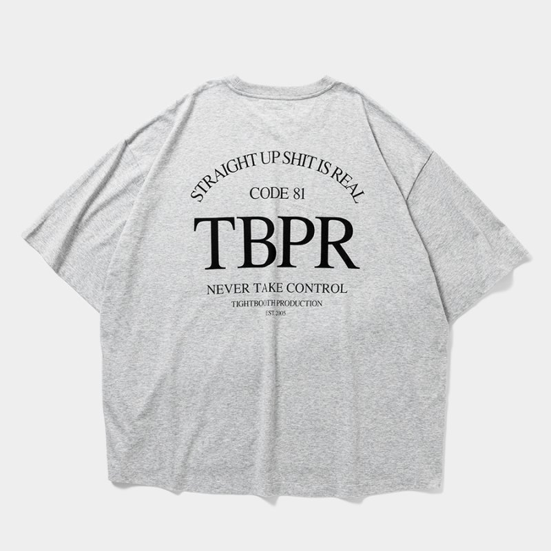 画像2: TIGHTBOOTH/STRAIGHT UP S/S T-SHIRT -Quick Drying-（Heather Grey）［ストレートアップT-25夏］