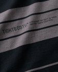 画像4: TIGHTBOOTH/BORDER S/S T-SHIRT（Black/Charcoal）［ボーダーT-25夏］