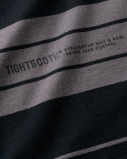 画像4: TIGHTBOOTH/BORDER S/S T-SHIRT（Black/Charcoal）［ボーダーT-25夏］ (4)