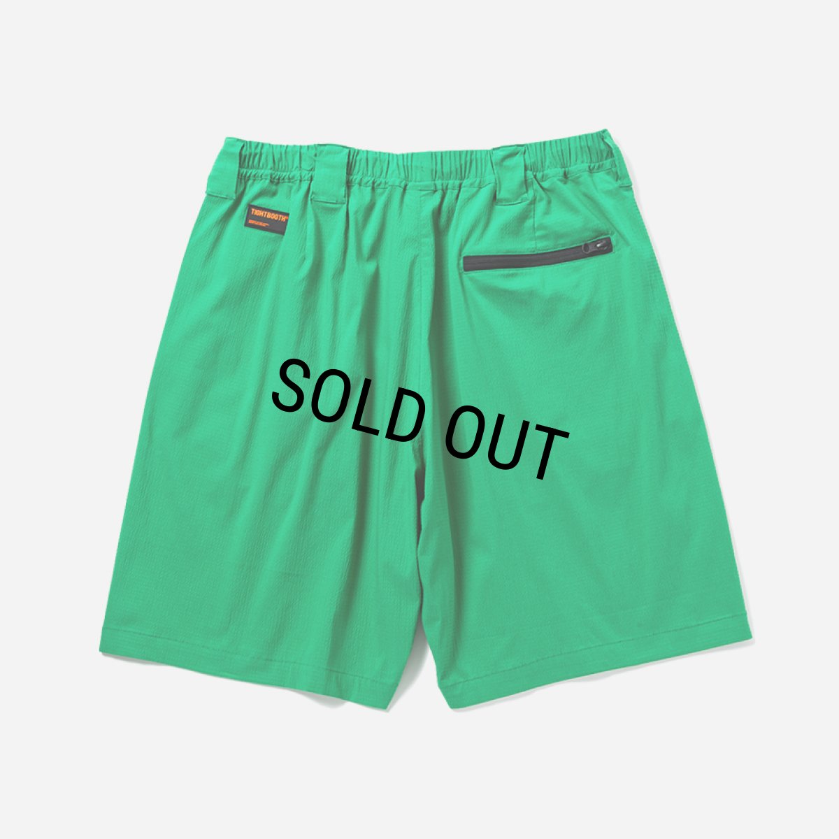 画像2: TIGHTBOOTH/LABEL LOGO BOARD SHORTS（Green）［ボードショーツ-25夏］ (2)