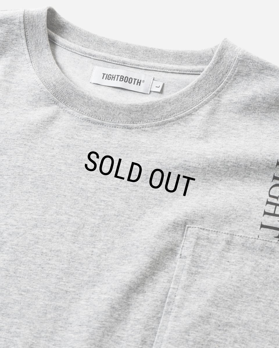 画像3: 【30%OFF】TIGHTBOOTH/STRAIGHT UP S/S T-SHIRT -Quick Drying-（Heather Grey）［ストレートアップT-25夏］ (3)
