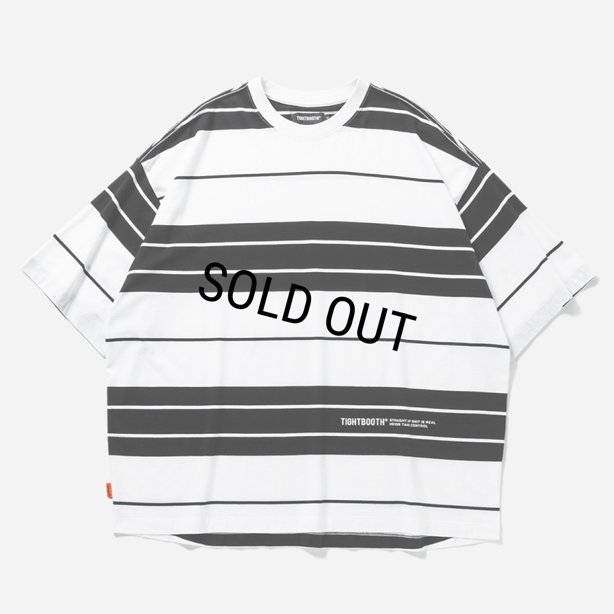 画像1: TIGHTBOOTH/BORDER S/S T-SHIRT（White/Black）［ボーダーT-25夏］ (1)