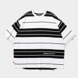 TIGHTBOOTH/BORDER S/S T-SHIRT（White/Black）［ボーダーT-25夏］