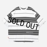 TIGHTBOOTH/BORDER S/S T-SHIRT（White/Black）［ボーダーT-25夏］