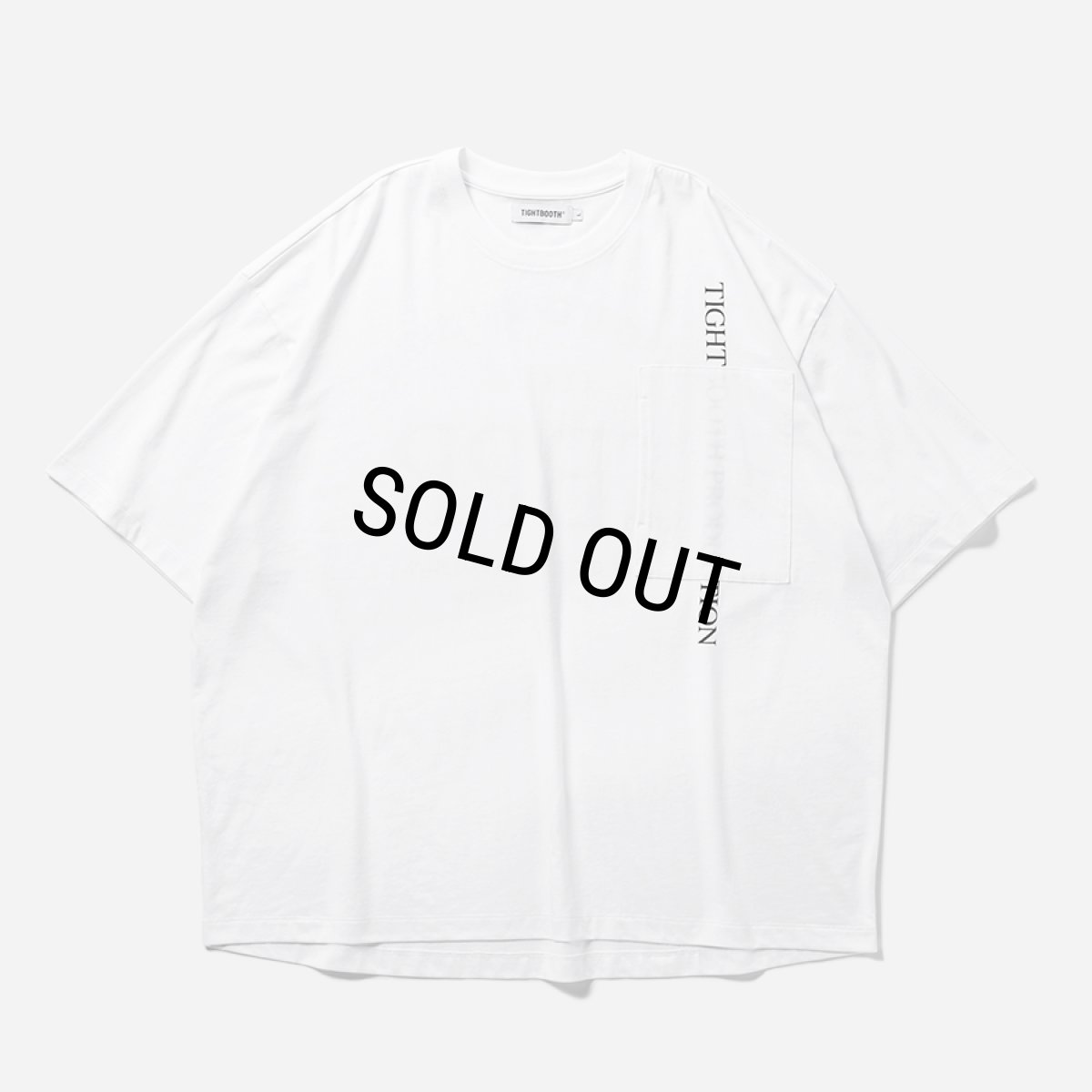 画像2: TIGHTBOOTH/STRAIGHT UP S/S T-SHIRT -Quick Drying-（White）［ストレートアップT-25夏］ (2)