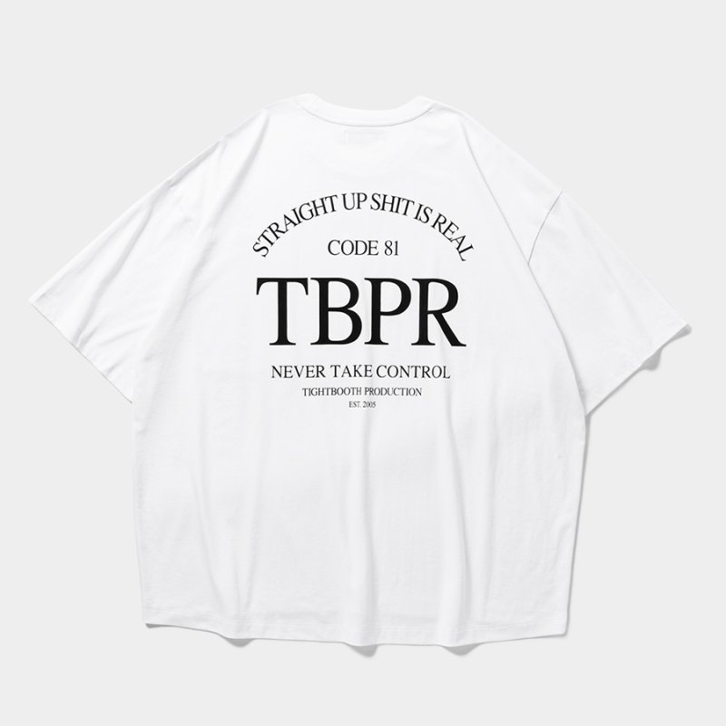 画像2: TIGHTBOOTH/STRAIGHT UP S/S T-SHIRT -Quick Drying-（White）［ストレートアップT-25夏］