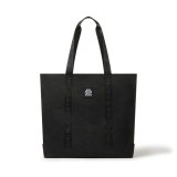 BlackEyePatch/JACQUARD TAPED TOTE BAG（BLACK）