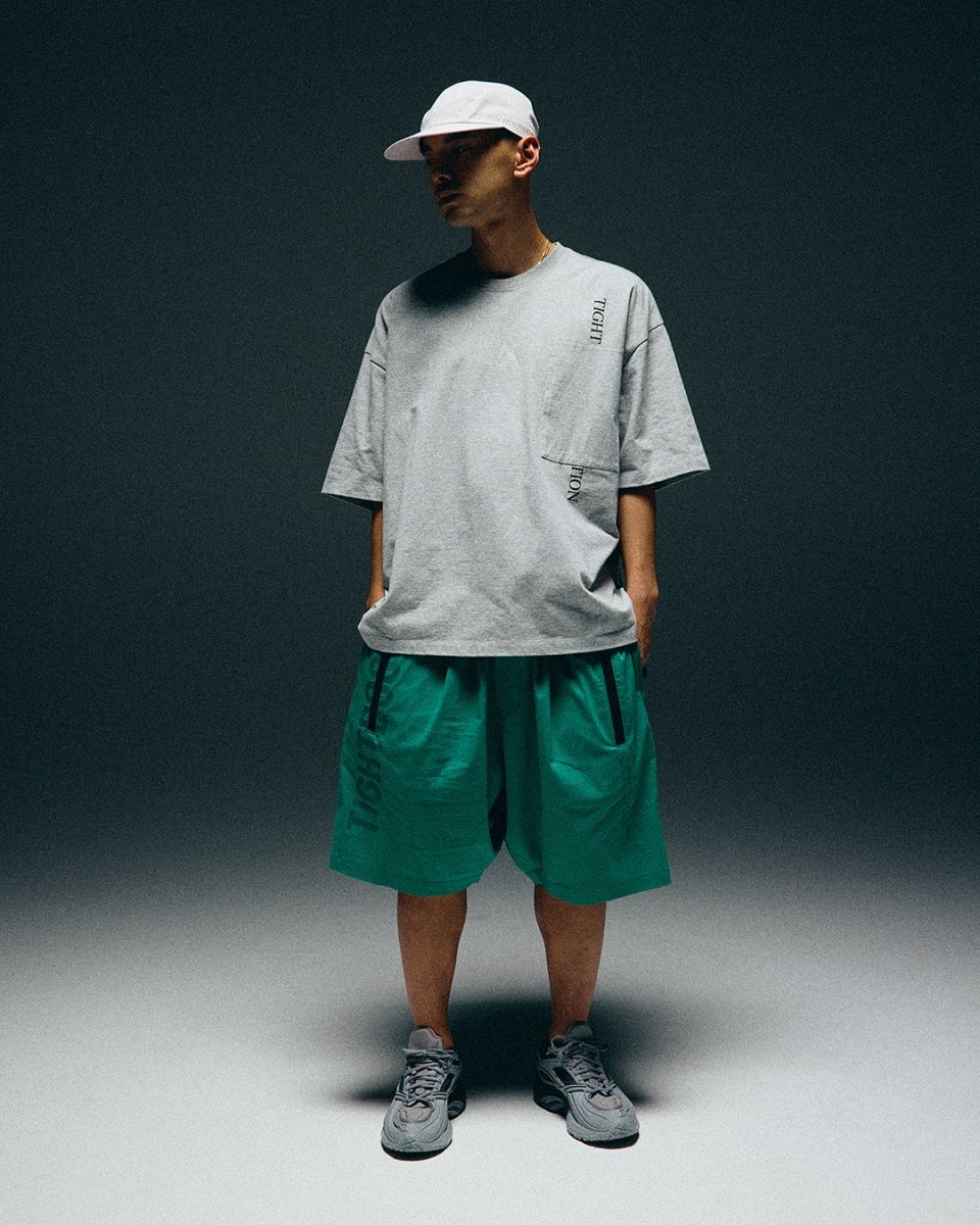 画像7: TIGHTBOOTH/STRAIGHT UP S/S T-SHIRT -Quick Drying-（Heather Grey）［ストレートアップT-25夏］ (7)