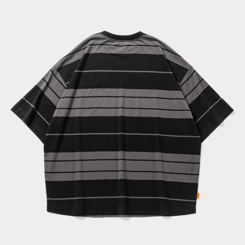 他の写真2: TIGHTBOOTH/BORDER S/S T-SHIRT（Black/Charcoal）［ボーダーT-25夏］