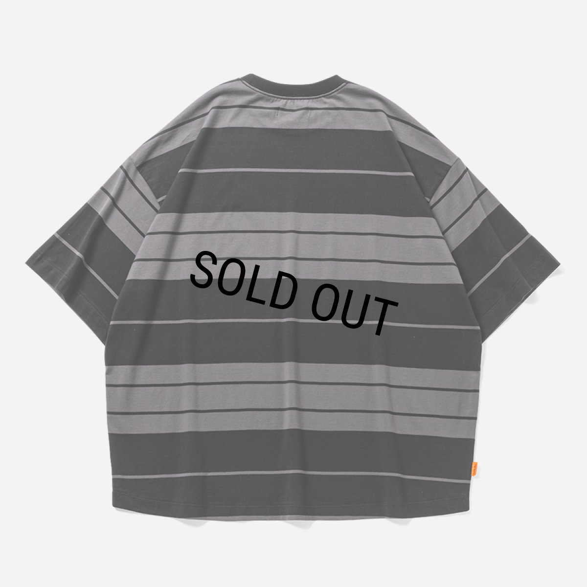 画像2: 【30%OFF】TIGHTBOOTH/BORDER S/S T-SHIRT（Black/Charcoal）［ボーダーT-25夏］ (2)