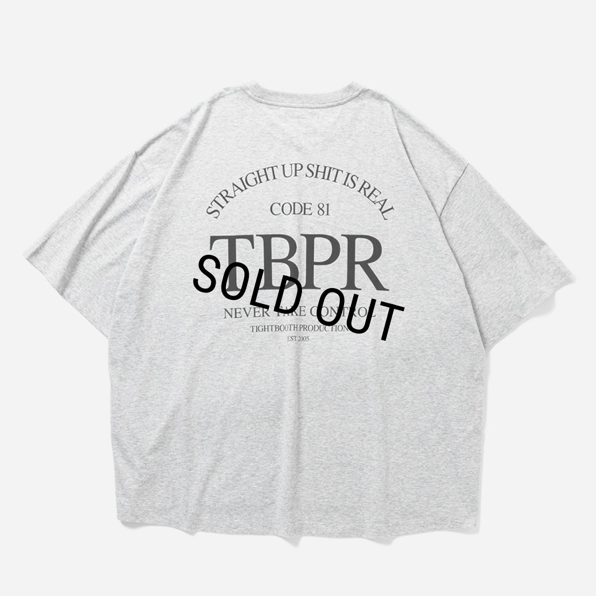 画像1: 【30%OFF】TIGHTBOOTH/STRAIGHT UP S/S T-SHIRT -Quick Drying-（Heather Grey）［ストレートアップT-25夏］ (1)