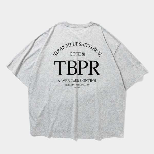 画像1: TIGHTBOOTH/STRAIGHT UP S/S T-SHIRT -Quick Drying-（Heather Grey）［ストレートアップT-25夏］