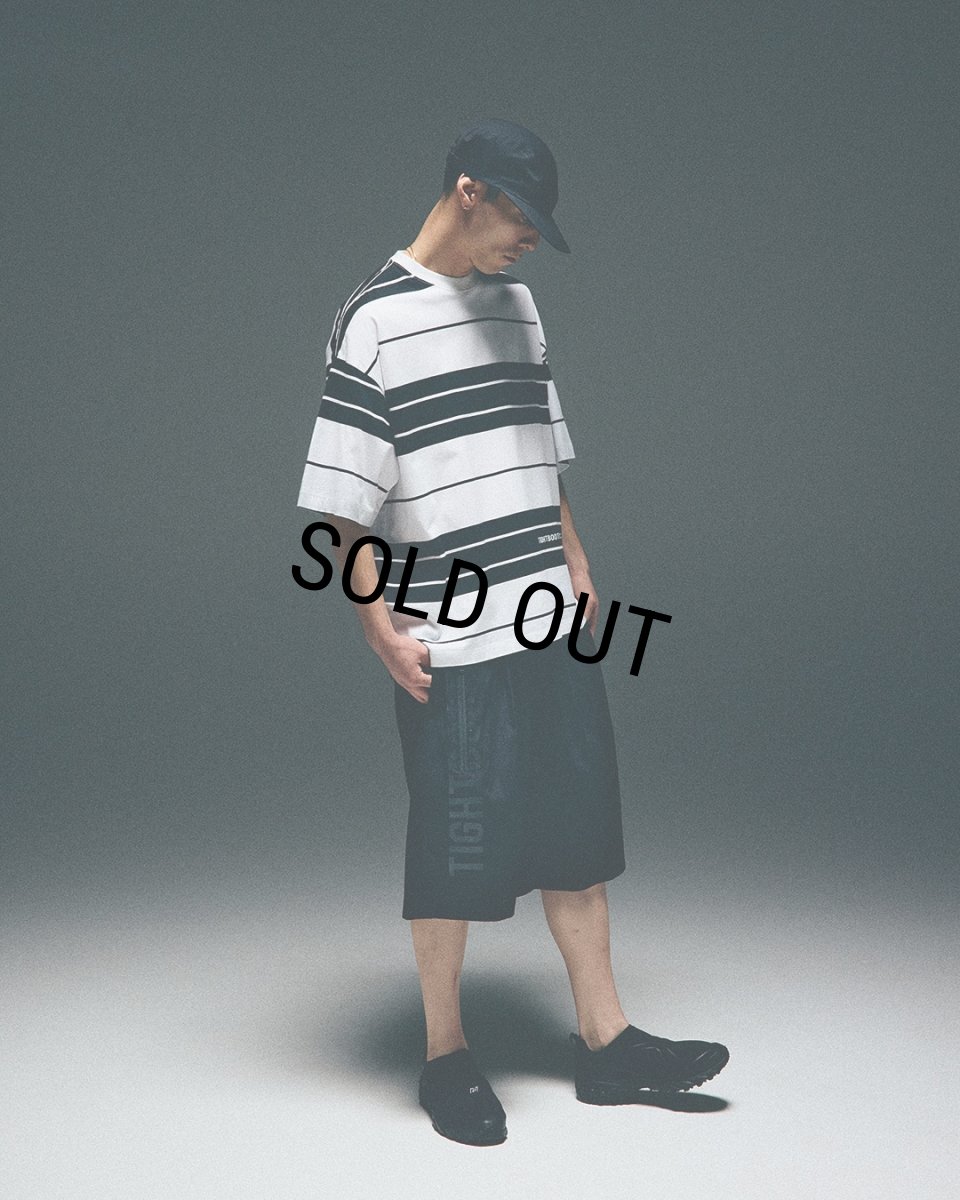画像2: TIGHTBOOTH/BORDER S/S T-SHIRT（White/Black）［ボーダーT-25夏］ (2)