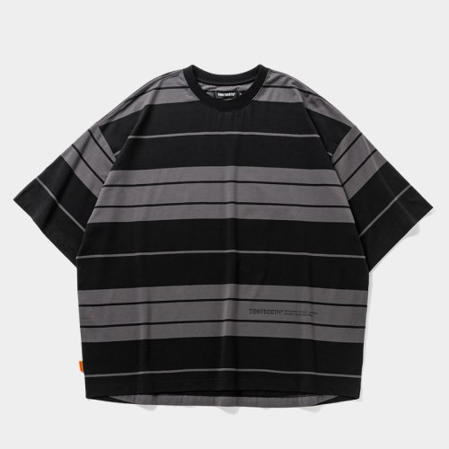 他の写真1: TIGHTBOOTH/BORDER S/S T-SHIRT（Black/Charcoal）［ボーダーT-25夏］