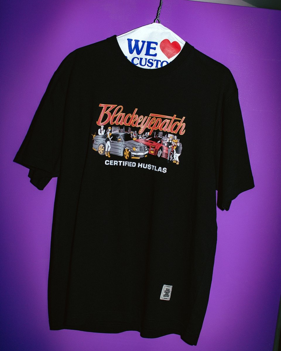 画像3: BlackEyePatch/CERTIFIED HUSTLAS TEE（BLACK） (3)