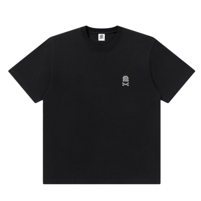 画像1: BlackEyePatch/SMALL CROSSBONE OG LABEL TEE(BLACK)