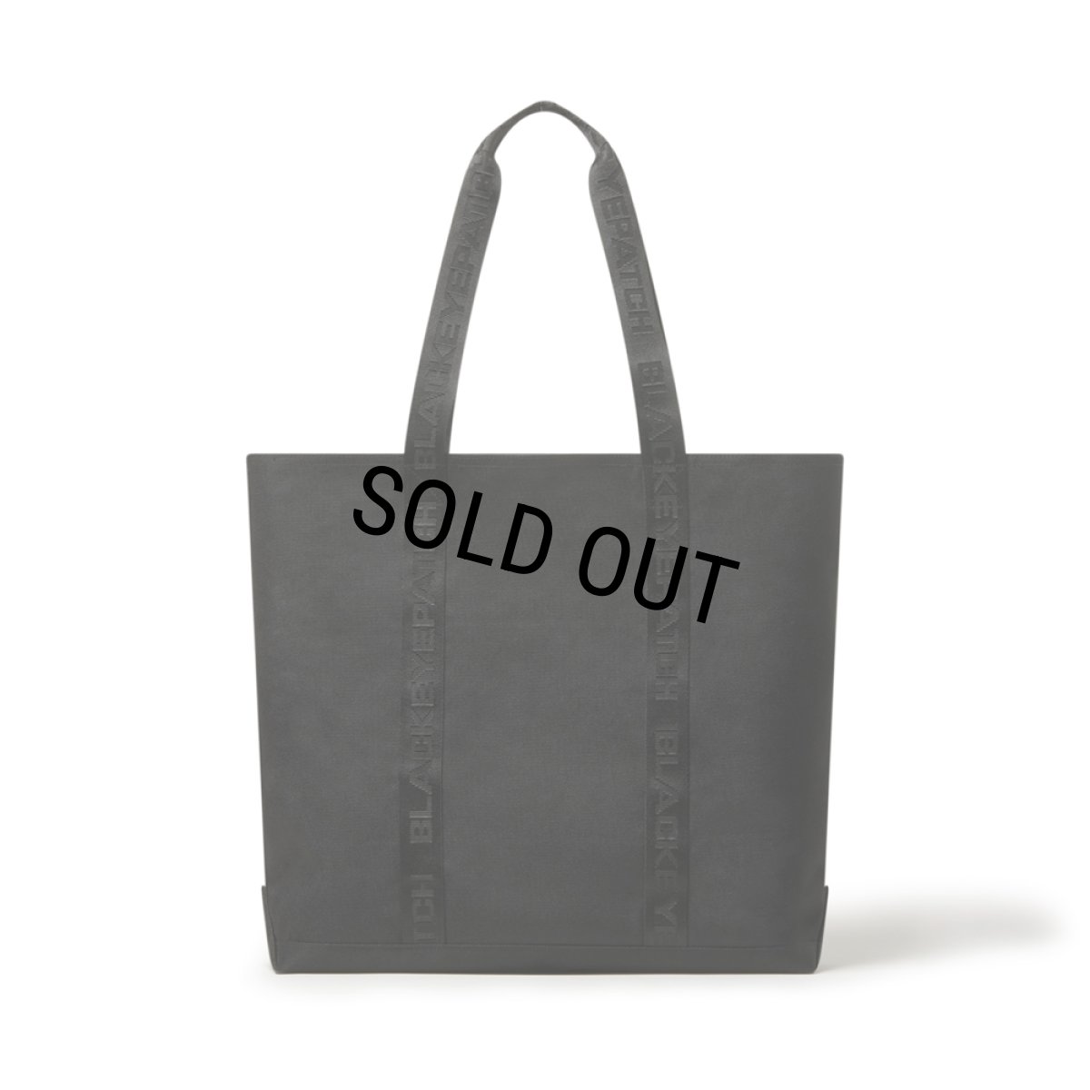 画像2: BlackEyePatch/JACQUARD TAPED TOTE BAG（BLACK） (2)