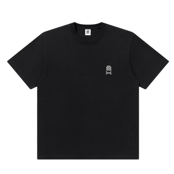 画像1: BlackEyePatch/SMALL CROSSBONE OG LABEL TEE（BLACK）