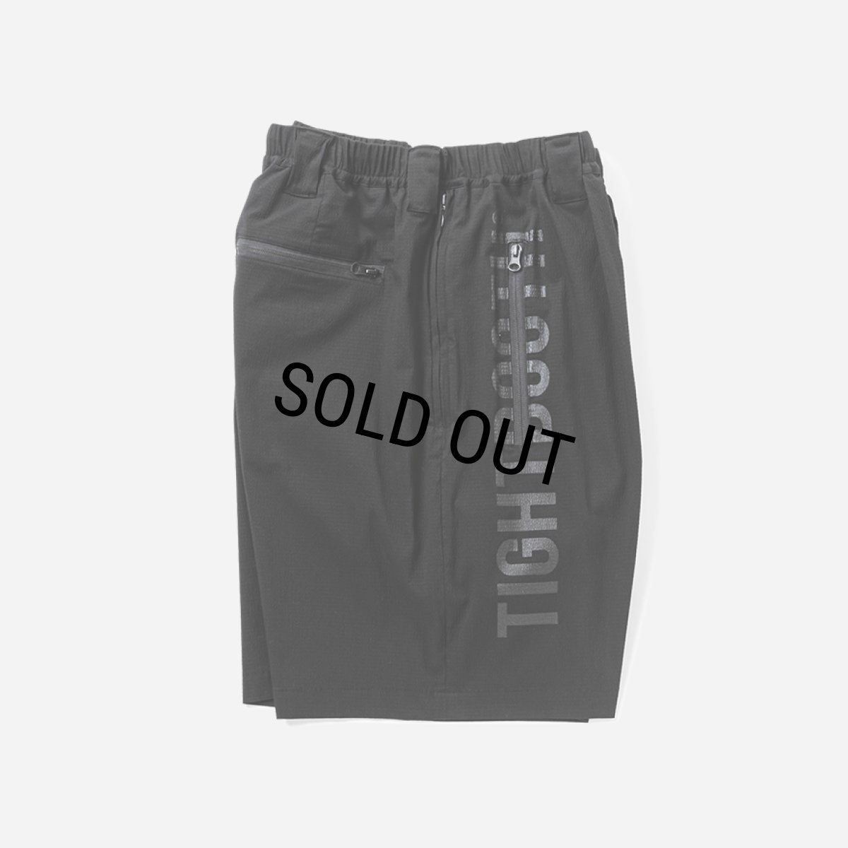 画像2: 【20%OFF】TIGHTBOOTH/LABEL LOGO BOARD SHORTS（Black）［ボードショーツ-25夏］ (2)