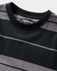 画像3: TIGHTBOOTH/BORDER S/S T-SHIRT（Black/Charcoal）［ボーダーT-25夏］