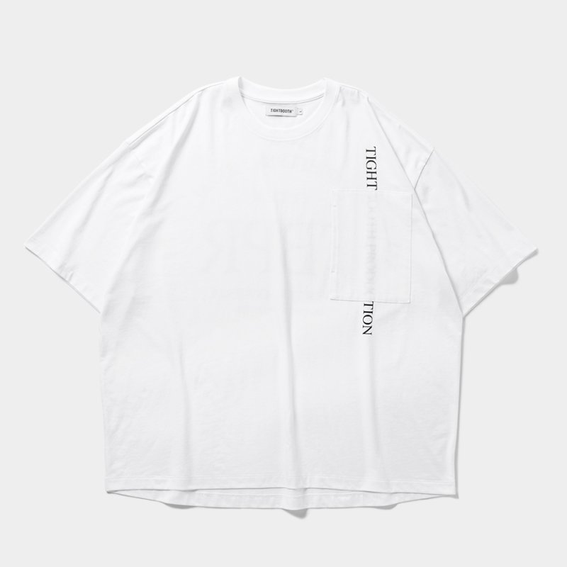 画像1: TIGHTBOOTH/STRAIGHT UP S/S T-SHIRT -Quick Drying-（White）［ストレートアップT-25夏］