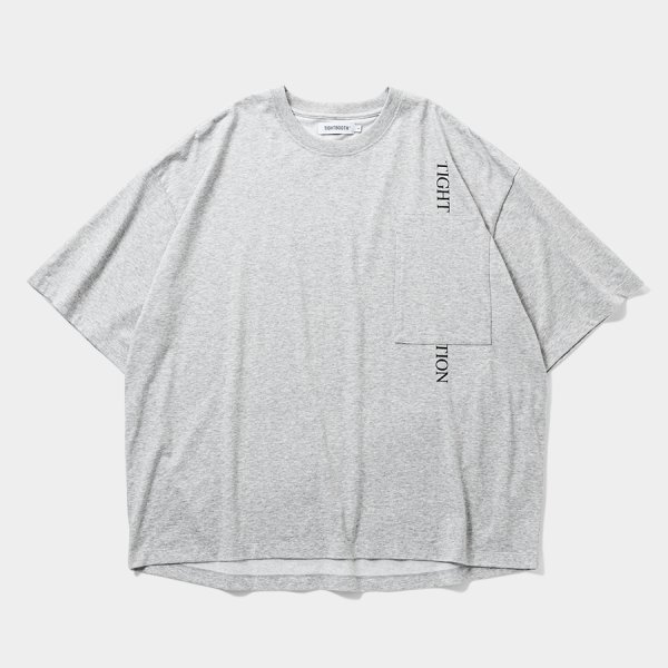 画像2: TIGHTBOOTH/STRAIGHT UP S/S T-SHIRT -Quick Drying-（Heather Grey）［ストレートアップT-25夏］