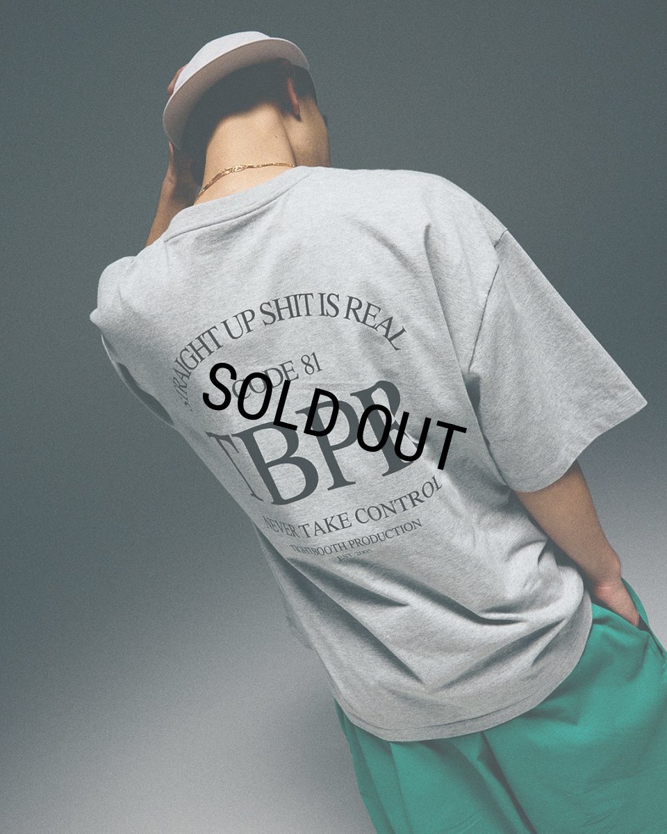 画像8: 【30%OFF】TIGHTBOOTH/STRAIGHT UP S/S T-SHIRT -Quick Drying-（Heather Grey）［ストレートアップT-25夏］ (8)