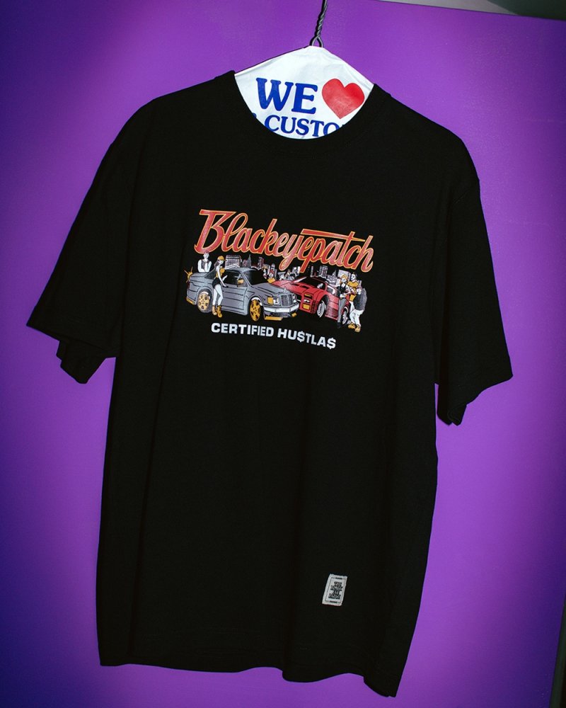画像3: BlackEyePatch/CERTIFIED HUSTLAS TEE（BLACK）