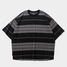 画像1: TIGHTBOOTH/BORDER S/S T-SHIRT（Black/Charcoal）［ボーダーT-25夏］ (1)