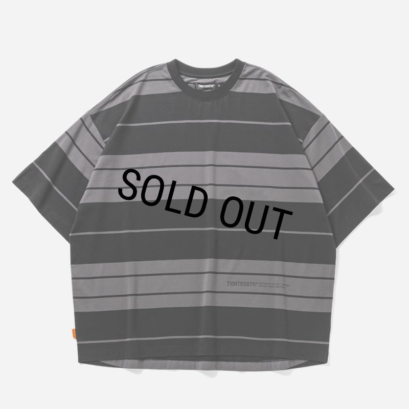 30%OFF】TIGHTBOOTH/BORDER S/S T-SHIRT（Black/Charcoal）［ボーダーT