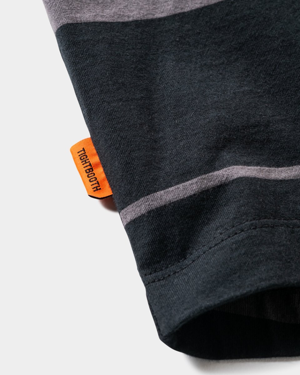 画像5: TIGHTBOOTH/BORDER S/S T-SHIRT（Black/Charcoal）［ボーダーT-25夏］ (5)