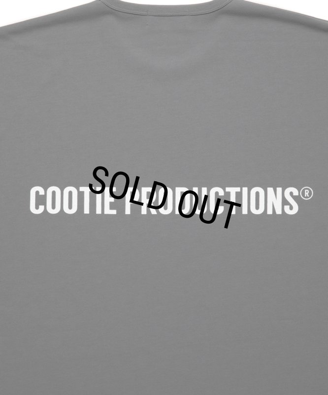 COOTIE PRODUCTIONS/Dry Tech Jersey Oversized S/S Tee（Gray