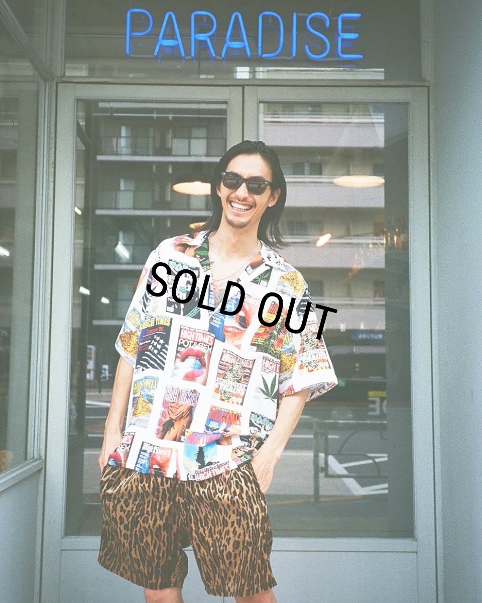 画像3: WACKO MARIA/HIGH TIMES / HAWAIIAN SHIRT（WHITE）［ハワイアンシャツ-25春夏］ (3)
