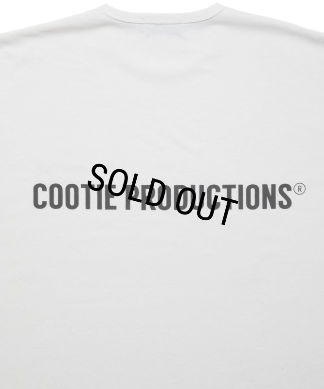 COOTIE PRODUCTIONS/Dry Tech Jersey Oversized S/S Tee（White
