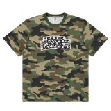 BlackEyePatch/WAVY OG LABEL TEE（WOODLAND CAMO）