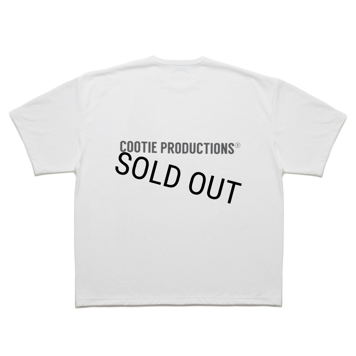 画像1: COOTIE PRODUCTIONS/Dry Tech Jersey Oversized S/S Tee（White）［ドライテックオーバーサイズT-25秋冬］ (1)
