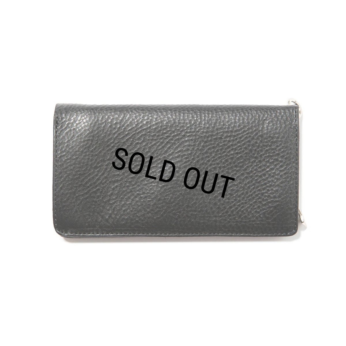 画像2: CALEE/SILVER STAR CONCHO LEATHER LONG WALLET（BLACK）［レザーロングウォレット-25春夏］ (2)