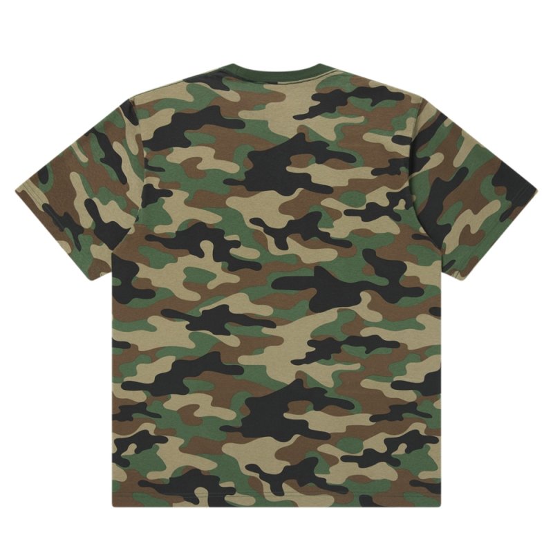 画像2: BlackEyePatch/WAVY OG LABEL TEE（WOODLAND CAMO）