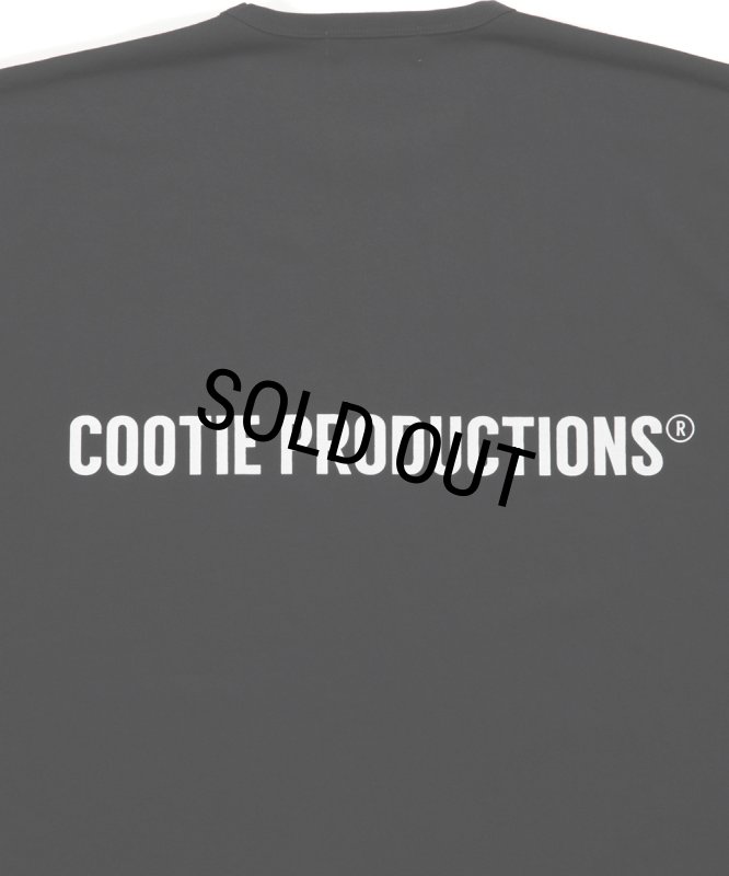 COOTIE PRODUCTIONS/Dry Tech Jersey Oversized S/S Tee（Black