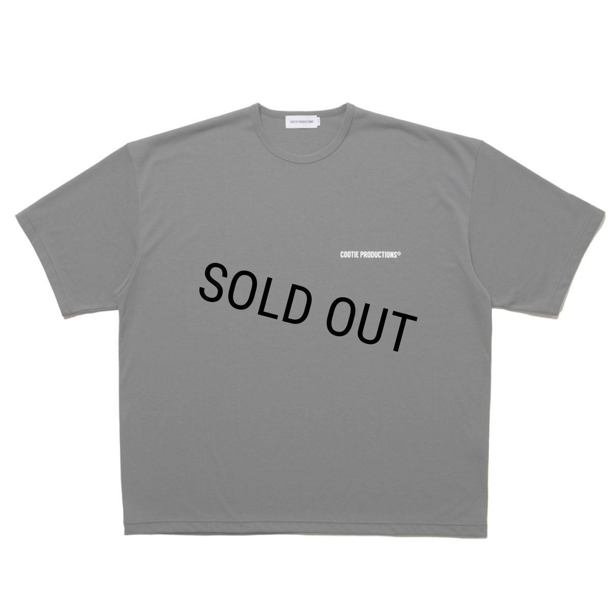 画像2: COOTIE PRODUCTIONS/Dry Tech Jersey Oversized S/S Tee（Gray）［ドライテックオーバーサイズT-25秋冬］ (2)