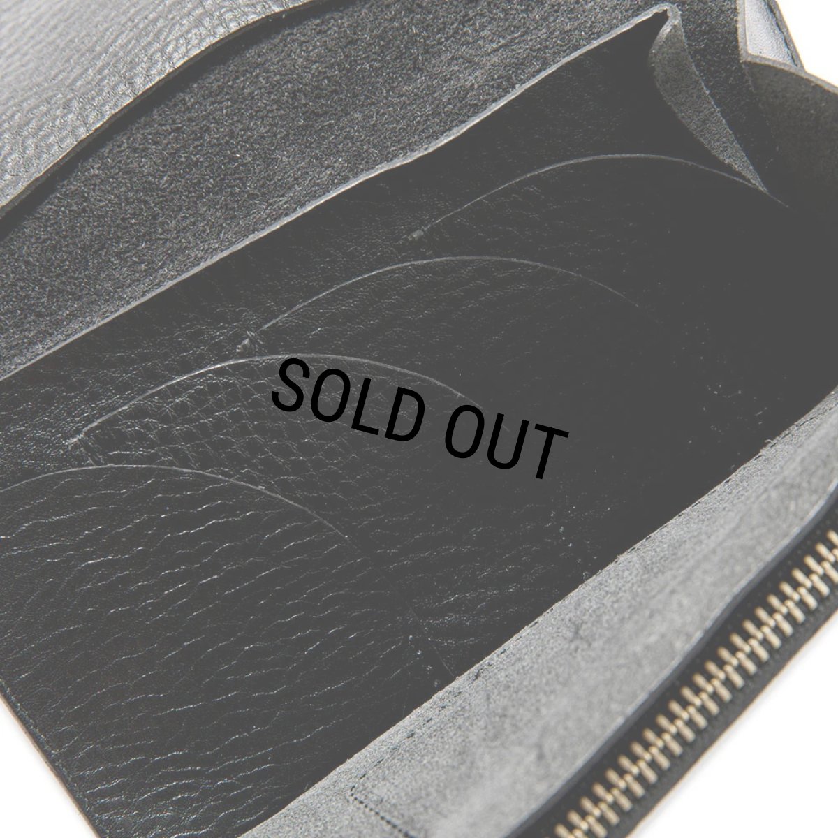 画像4: CALEE/SILVER STAR CONCHO LEATHER LONG WALLET（BLACK）［レザーロングウォレット-25春夏］ (4)