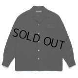 WACKO MARIA/MR.BROTHERS CUT CLUB / 50'S SHIRT（BLACK）［50'Sシャツ-25春夏］