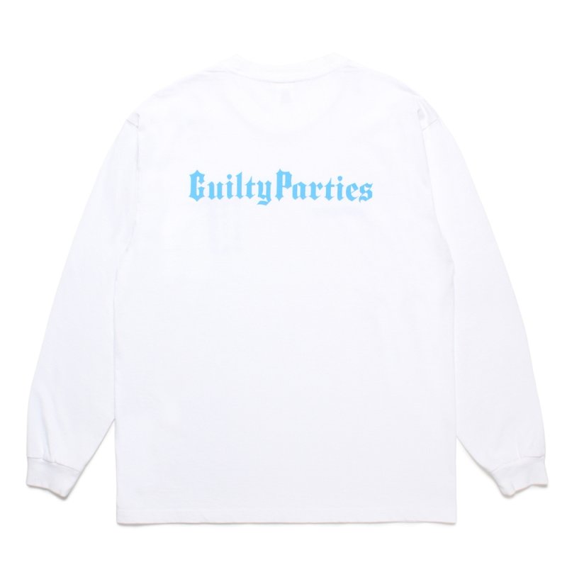 画像2: WACKO MARIA/MR.BROTHERS CUT CLUB / WASHED HEAVY WEIGHT LONG SLEEVE T-SHIRT（WHITE）［プリント長袖T-25春夏］