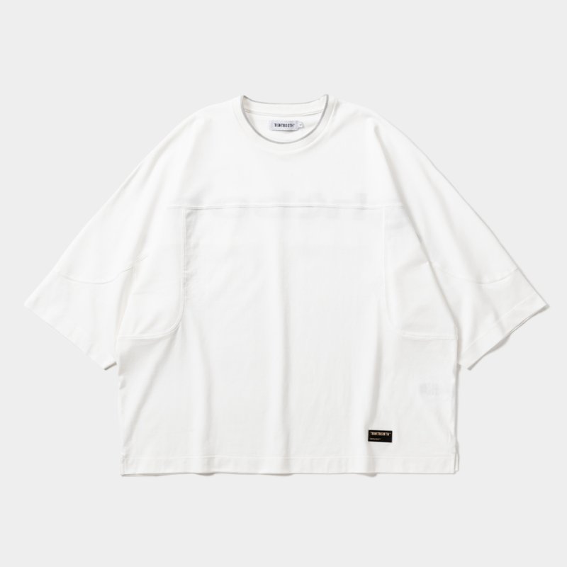 画像1: TIGHTBOOTH/3/4 SLEEVE SUZU T-SHIRT（White）［クォータースリーブT-25夏］