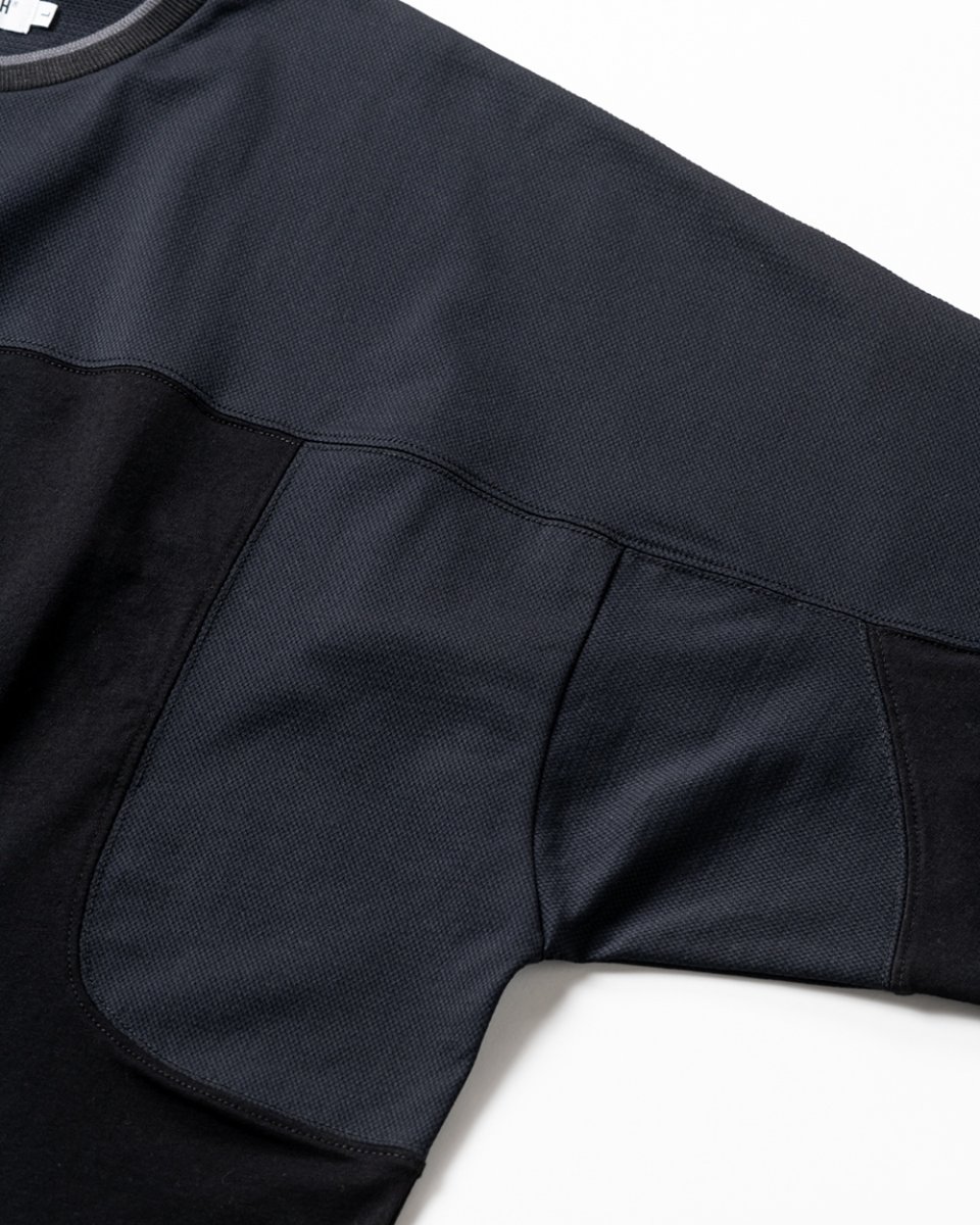 画像4: TIGHTBOOTH/3/4 SLEEVE SUZU T-SHIRT（Black）［クォータースリーブT-25夏］ (4)